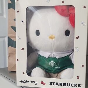 Starbucks Hello Kitty Starbucks boxed-NWT Plush Toy LIMITED EDITION 2025 holiday